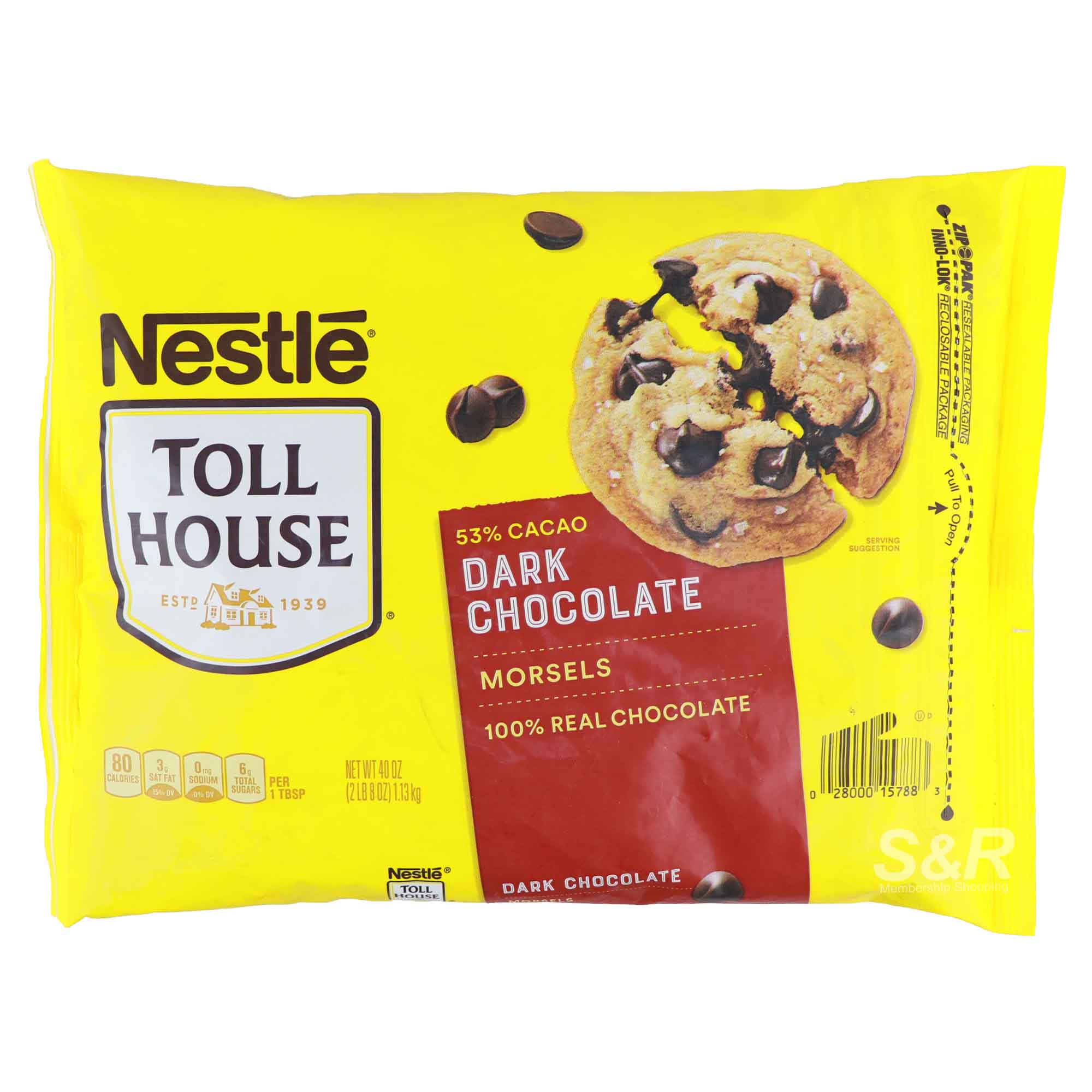 Toll House Dark Chocolate Morsels Cookies 1.13kg